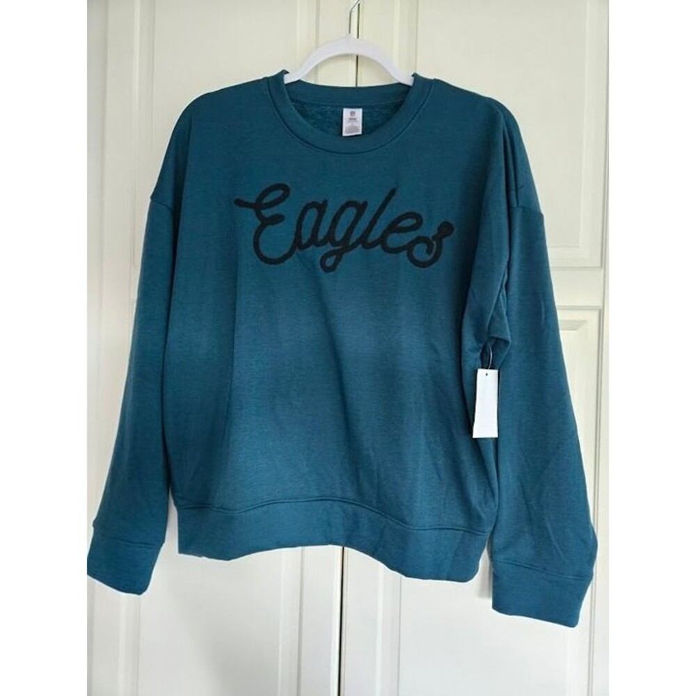 Philadelphia Eagles NFL Women's Crewneck Sleep Sweatshirt Womens MEDIUM New